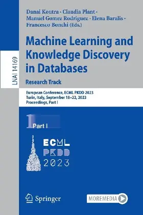 Machine Learning and Knowledge Discovery in Databases: Research Track