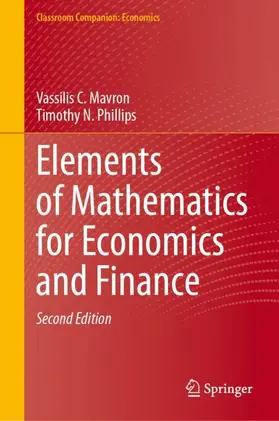 Elements of Mathematics for Economics and Finance