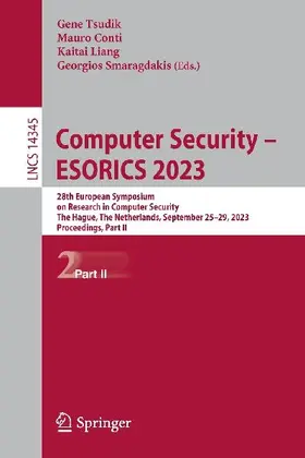 Computer Security - ESORICS 2023