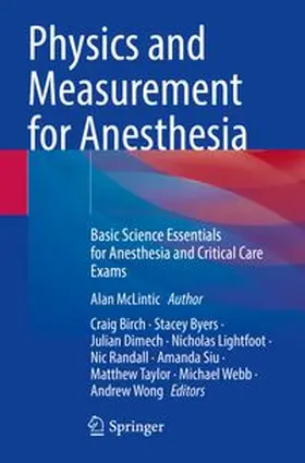 Physics and Measurement for Anesthesia