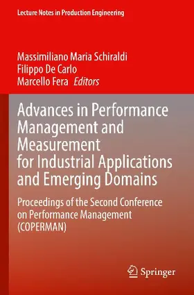 Advances in Performance Management and Measurement for Industrial Applications and Emerging Domains