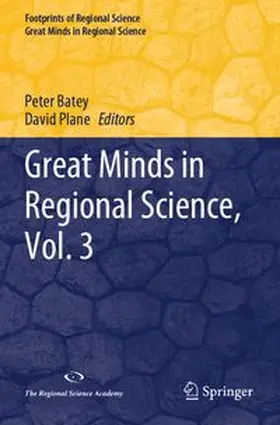 Great Minds in Regional Science, Vol. 3
