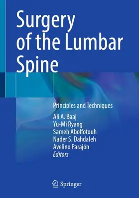 Surgery of the Lumbar Spine