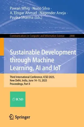 Sustainable Development through Machine Learning, AI and IoT