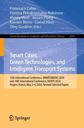 Smart Cities, Green Technologies, and Intelligent Transport Systems