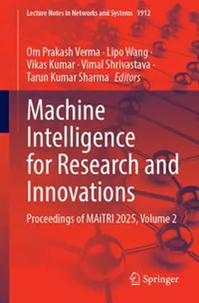 Machine Intelligence for Research and Innovations
