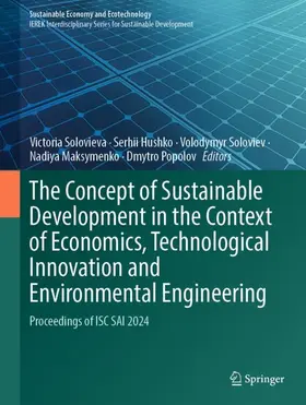 The concept of sustainable development in the context of economics, technological innovation and environmental engineering