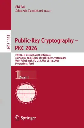 Public-Key Cryptography - PKC 2026