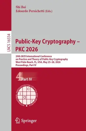 Public-Key Cryptography - PKC 2026