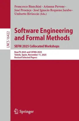 Software Engineering and Formal Methods. SEFM 2025 Collocated Workshops