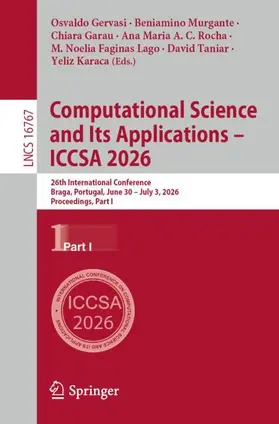 Computational Science and Its Applications – ICCSA 2026