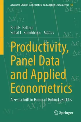 Productivity, Panel Data and Applied Econometrics