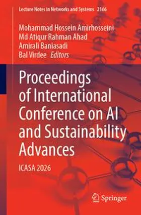 Proceedings of International Conference on AI and Sustainability Advances