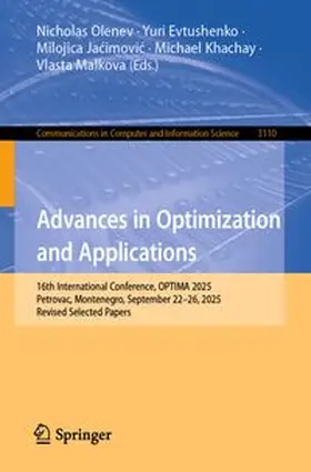 Advances in Optimization and Applications