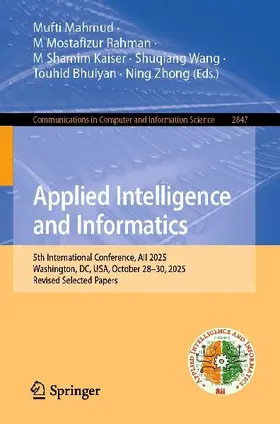 Applied Intelligence and Informatics