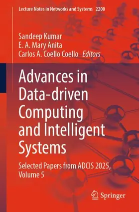 Advances in Data-driven Computing and Intelligent Systems