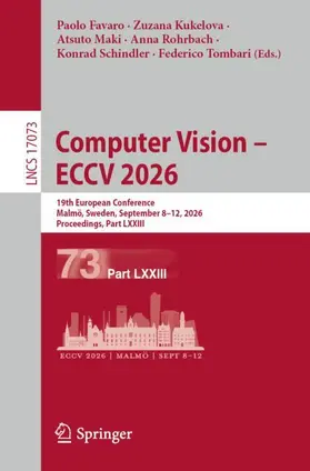 Computer Vision – ECCV 2026