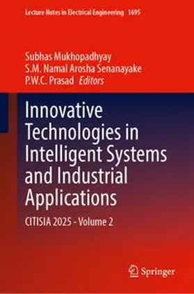 Innovative Technologies in Intelligent Systems and Industrial Applications