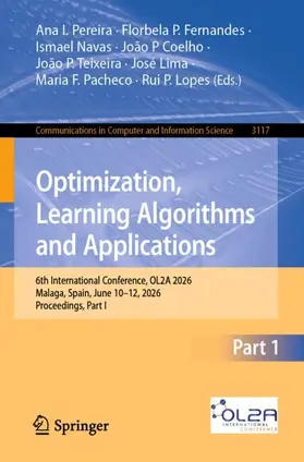 Optimization, Learning Algorithms and Applications