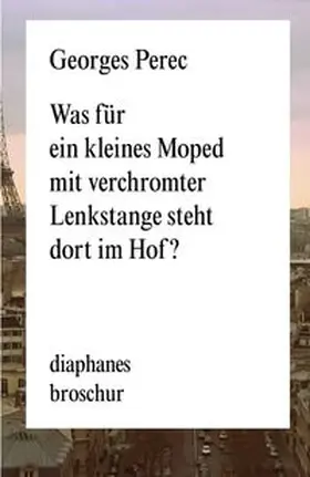 Was für ein kleines Moped mit verchromter Lenkstange steht dort im Hof?