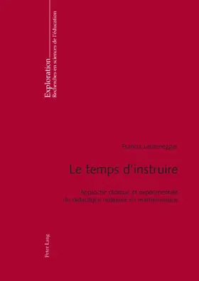 Le temps d’instruire