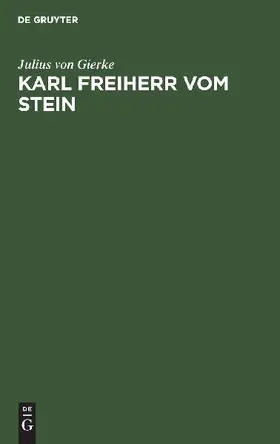 Karl Freiherr vom Stein