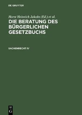 Sachenrecht IV