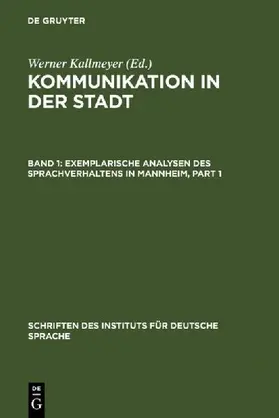 Exemplarische Analysen des Sprachverhaltens in Mannheim