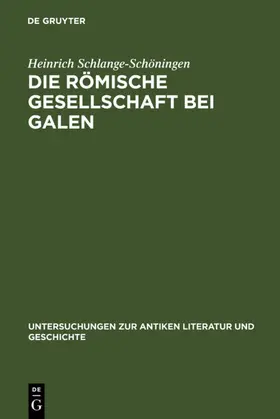 Die römische Gesellschaft bei Galen