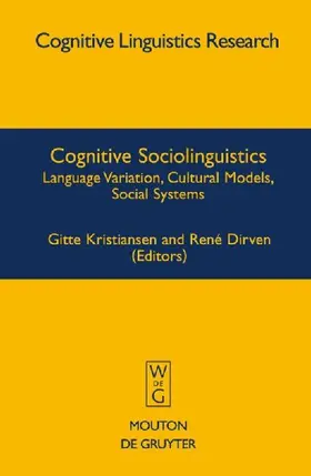 Cognitive Sociolinguistics