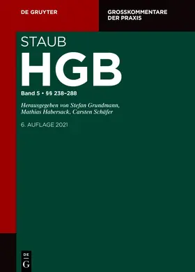 Staub. Handelsgesetzbuch: HGB. Band 5: §§ 238-288