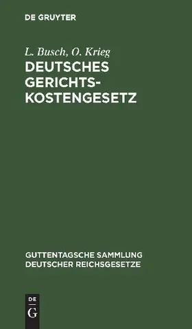 Deutsches Gerichtskostengesetz