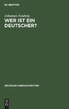 Wer ist ein Deutscher?