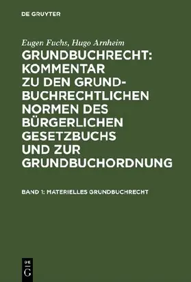 Materielles Grundbuchrecht