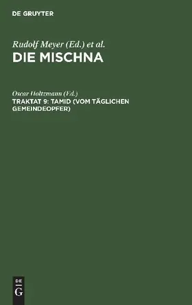 Tamid (Vom täglichen Gemeindeopfer)
