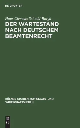 Der Wartestand nach deutschem Beamtenrecht