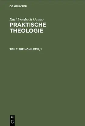 Die Homiletik, 1