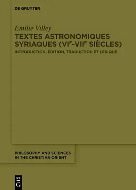 Textes astronomiques syriaques (VIe–VIIe siècles)