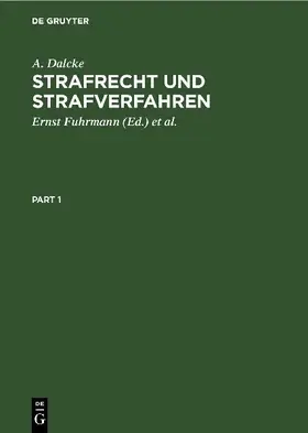 Strafrecht und Strafverfahren