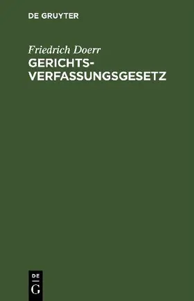 Gerichtsverfassungsgesetz