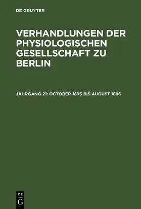 October 1895 bis August 1896