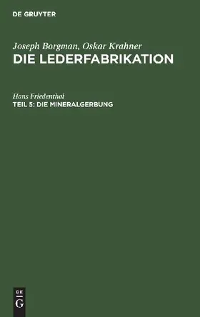 Die Mineralgerbung