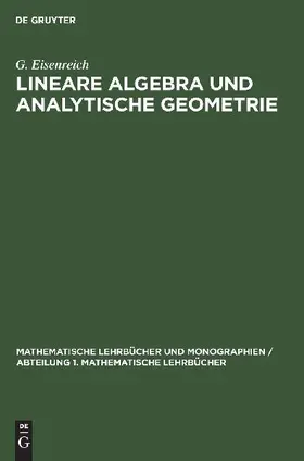 Lineare Algebra und analytische Geometrie