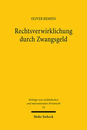 Rechtsverwirklichung durch Zwangsgeld