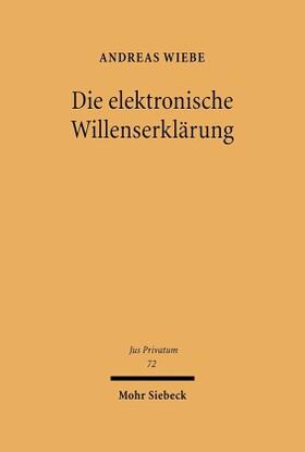 Die elektronische Willenserklärung