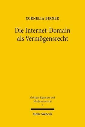 Die Internet-Domain als Vermögensrecht