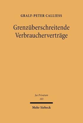 Grenzüberschreitende Verbraucherverträge