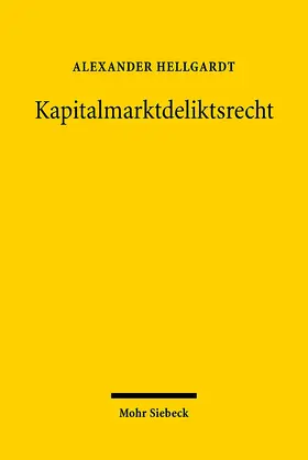 Kapitalmarktdeliktsrecht