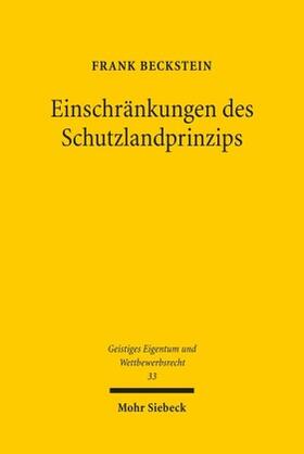 Beckstein, F: Einschränkungen des Schutzlandprinzips
