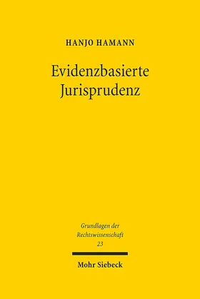 Evidenzbasierte Jurisprudenz